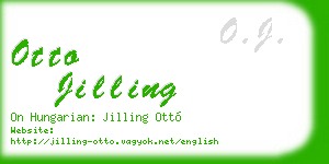 otto jilling business card